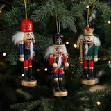 PAINTED WOODEN NUTCRACKER SOLDIER CHRISTMAS DECOR_CWMM9738