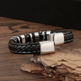 Trendy Retro Skull Braided Bracelet