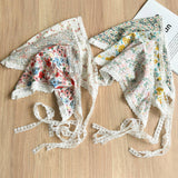 PATTERNED LACE TRIANGLE HEADSCARF_CWAHA1374