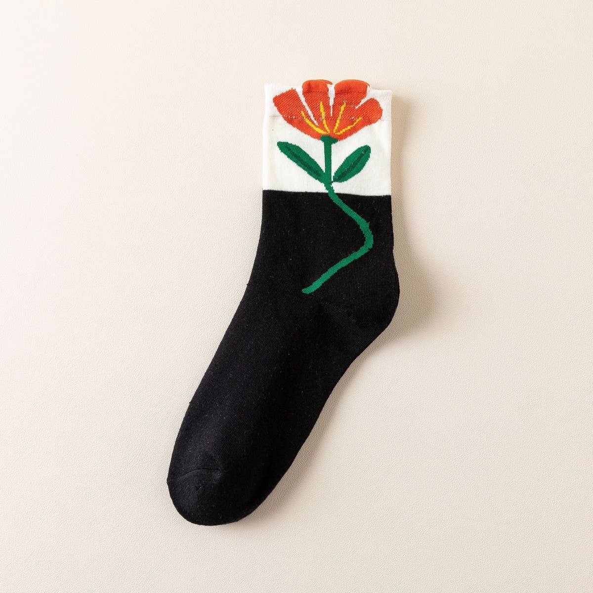 AUTUMN AND WINTER COTTON BREATHABLE MID CALF SOCKS_CWMS0920