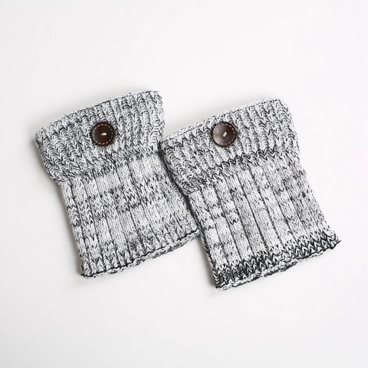 Winter Knee Pads Diamond Grid Plus Fleece Socks_Cwms0761
