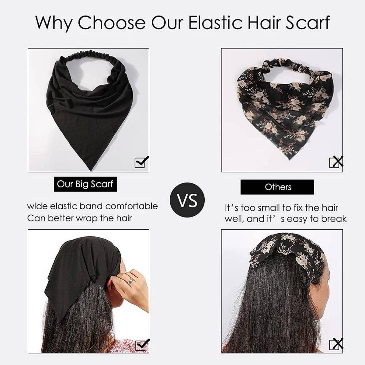 COTTON ELASTIC LARGE HEADBAND HAIR ACCESSORIES_CWAHA4149