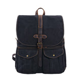 Waterproof Waxed Canvas Hiking Laptop Backpack_Cwab5541