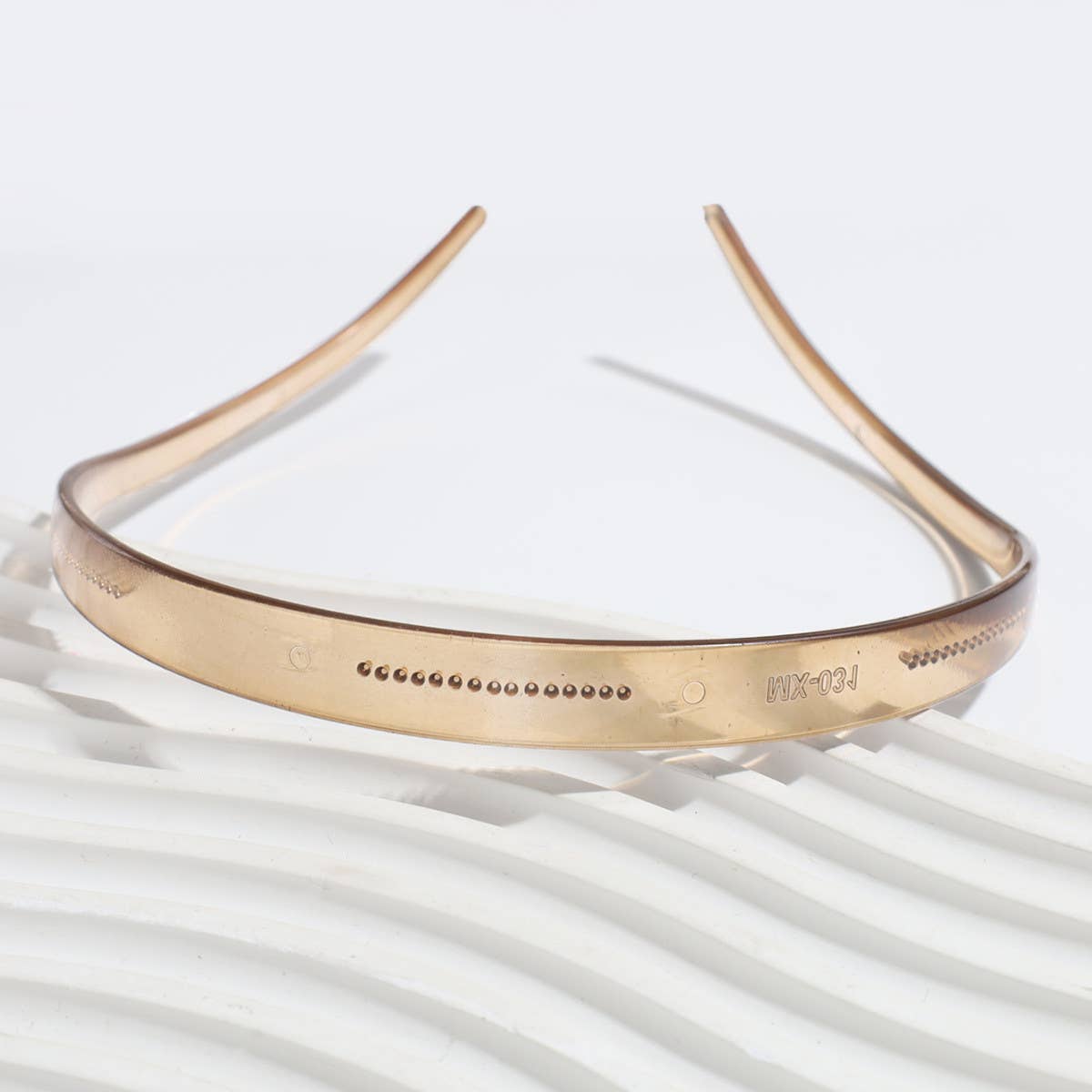 SIMPLE CASUAL JELLY COLOR HEADBAND WITH TEETH_CWAHA2262