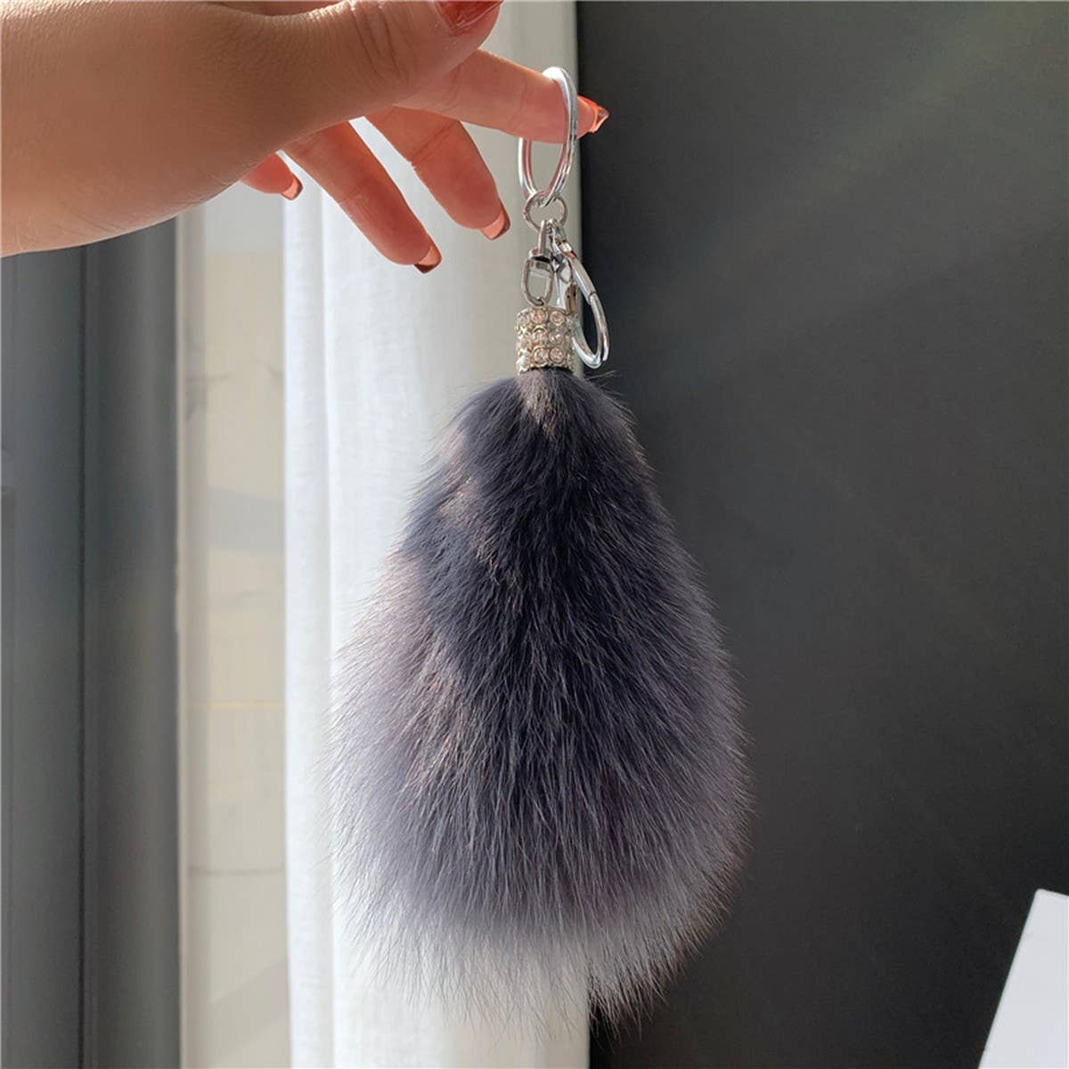 CUTE FOX HAIR TAIL BABA CAR SPOON PACKAGE PACKAGE_CWMM2539