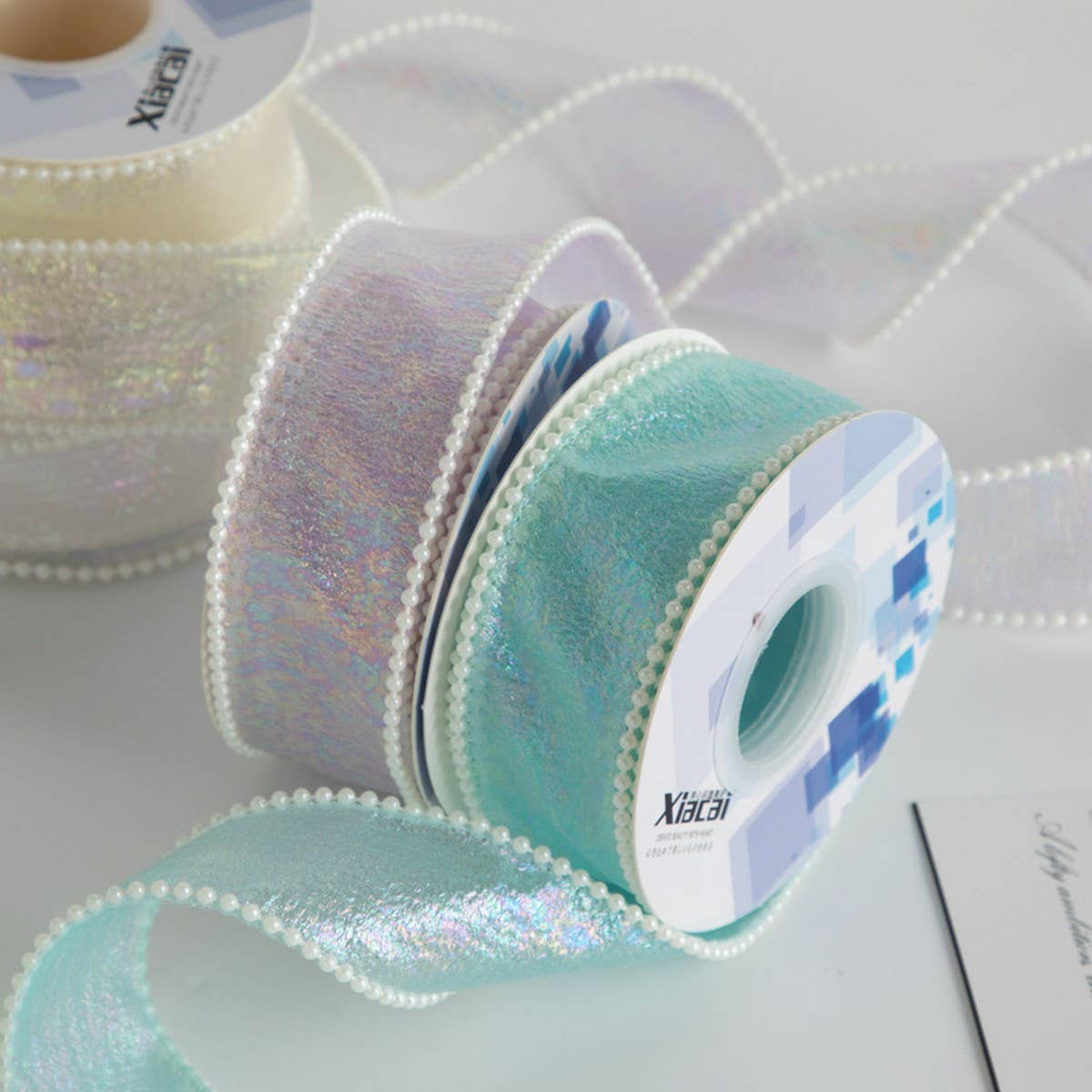 COLORFUL FISHTAIL FLOWER GIFT DIY RIBBON_CWMM5752