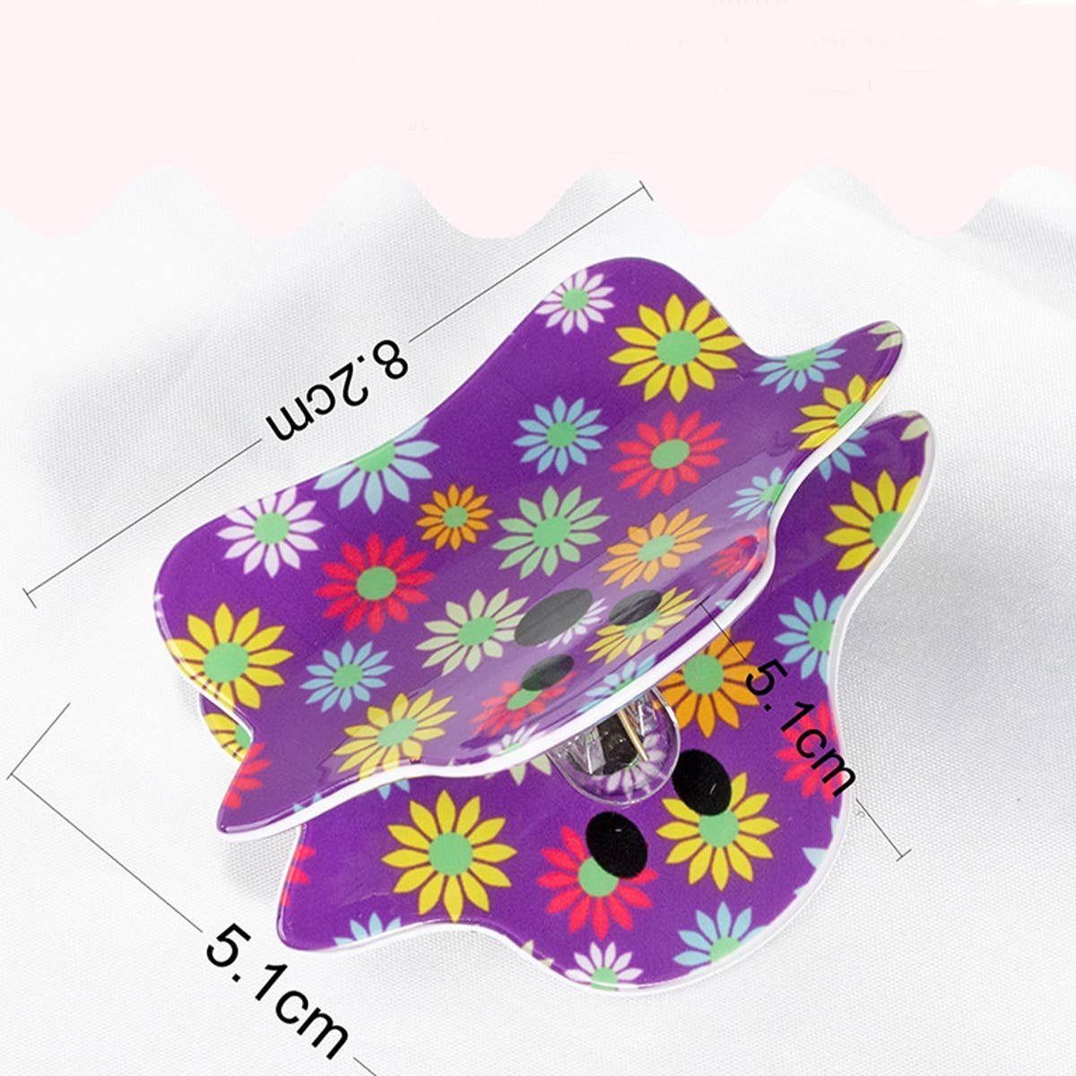 Halloween Kid Multicolor Printed Hair Clip