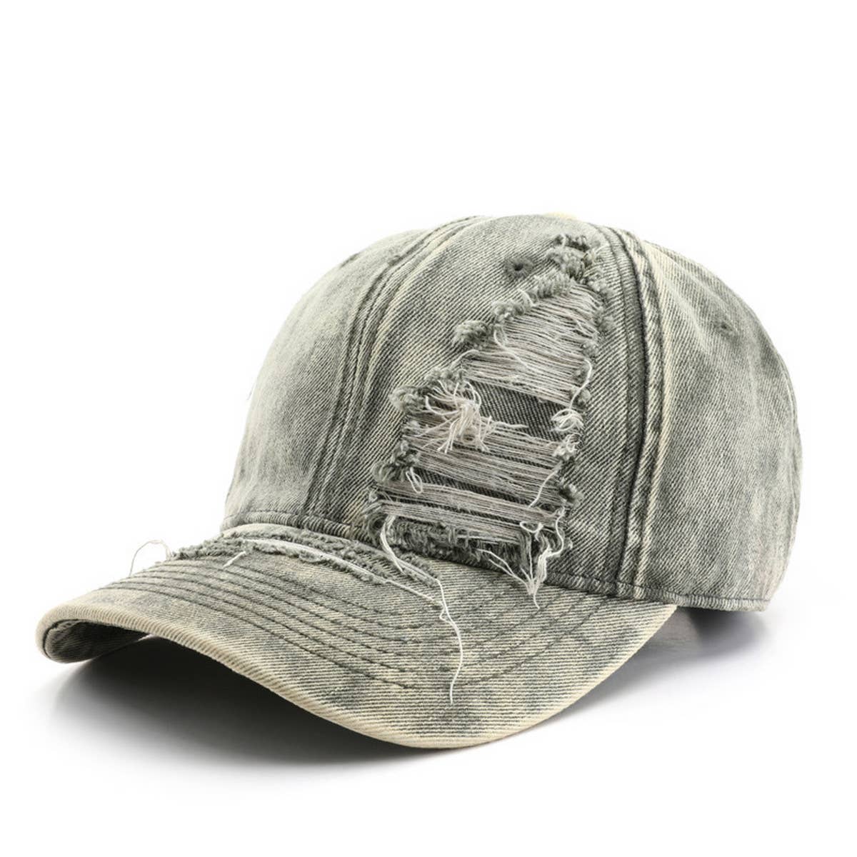 Cwah3216_Personalized Retro Solid Color Washed Baseball Cap