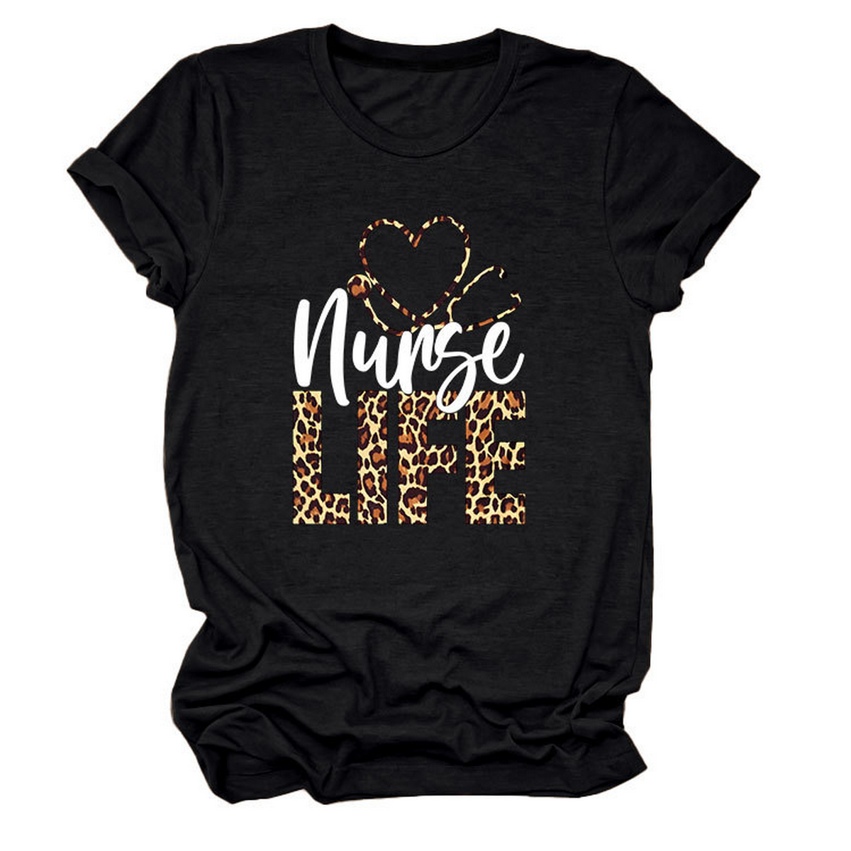 FUNNY NURSE LIFE TEE SOFT CREWNECK T SHIRT_CWTTSL0505