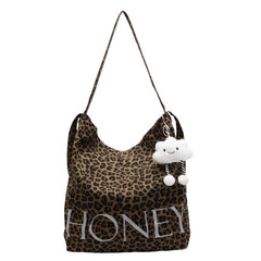 Leopard Print Large-Capacity Single-Shoulder Bag