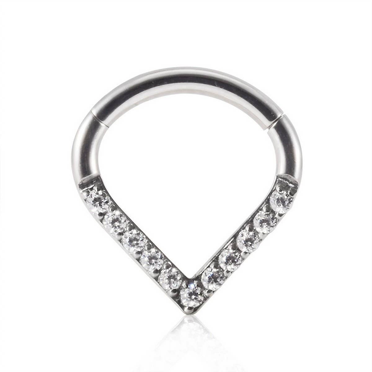 Trendy Stainless Steel Nose Ring Piercing_Cwmm9532
