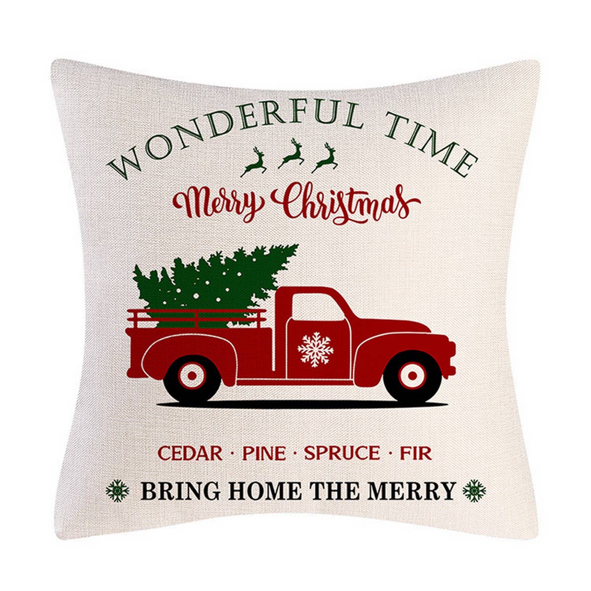2024 NEW LETTER PRINT WINTER CHRISTMAS PILLOWCASE_CWMM1400