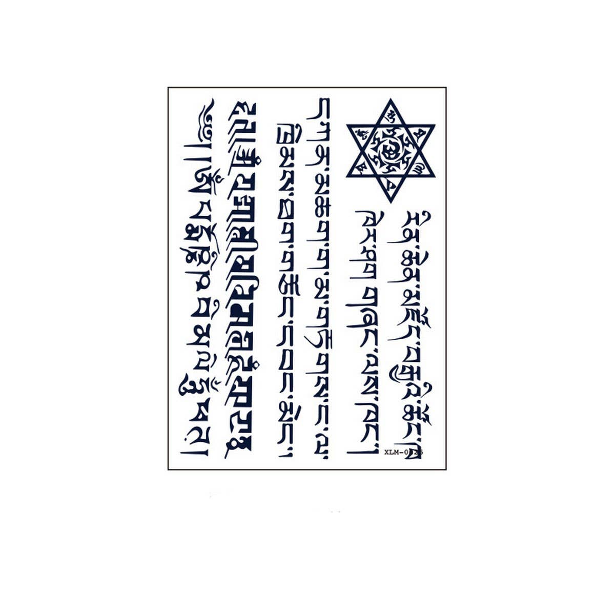 GARDENIA BLUE JUICE TATTOO STICKERS WATERPROOF_CWMM8359