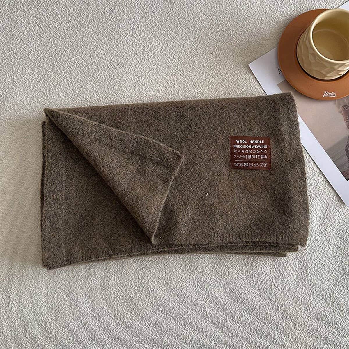 BLEND KNIT SCARF STRETCHY WARM UNISEX WRAP_CWASC2311