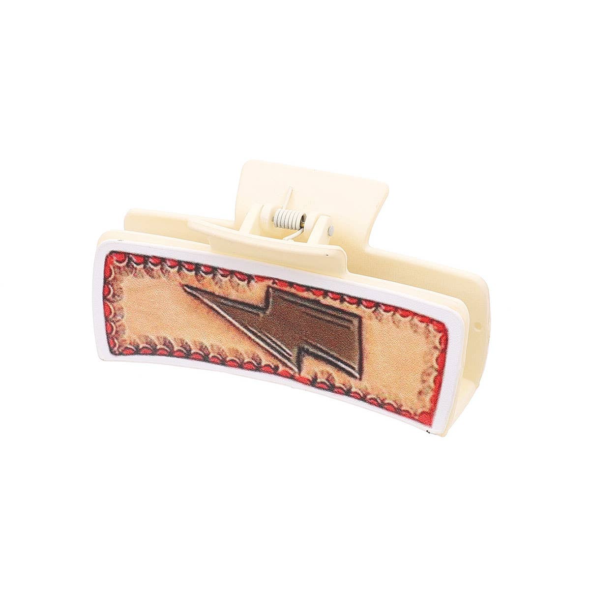 Fashion Letter Feather Pattern Hair Claw Clips_Cwasc1630