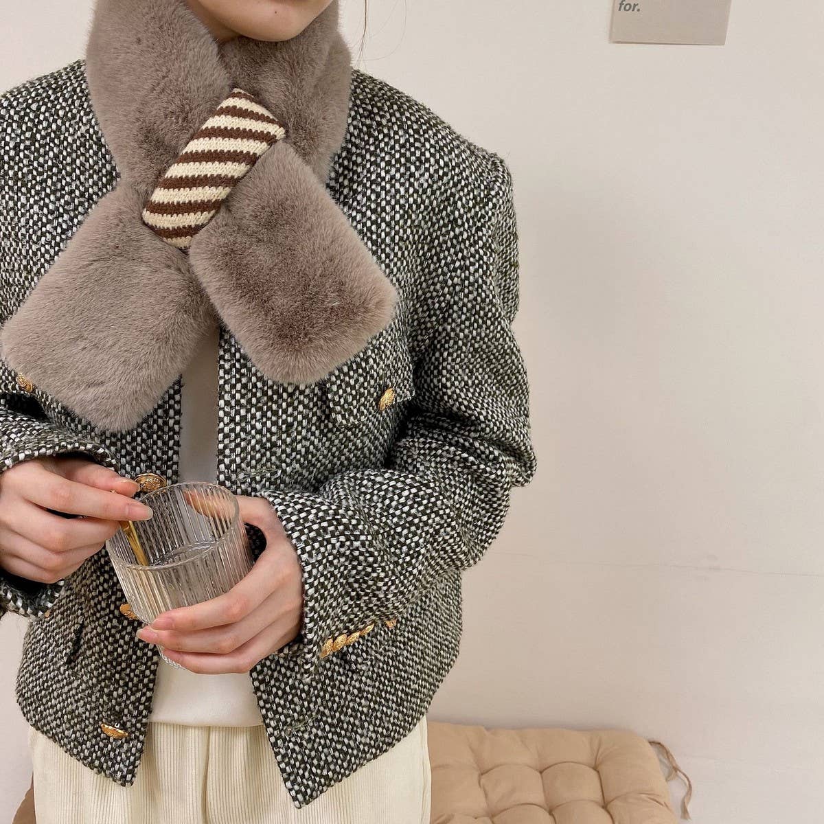 Winter New Faux Fur Scarf Womens Warm Collar_Cwasc1257