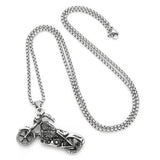 HIP HOP MOTORCYCLE PENDANT NECKLACE_CWAJE0970