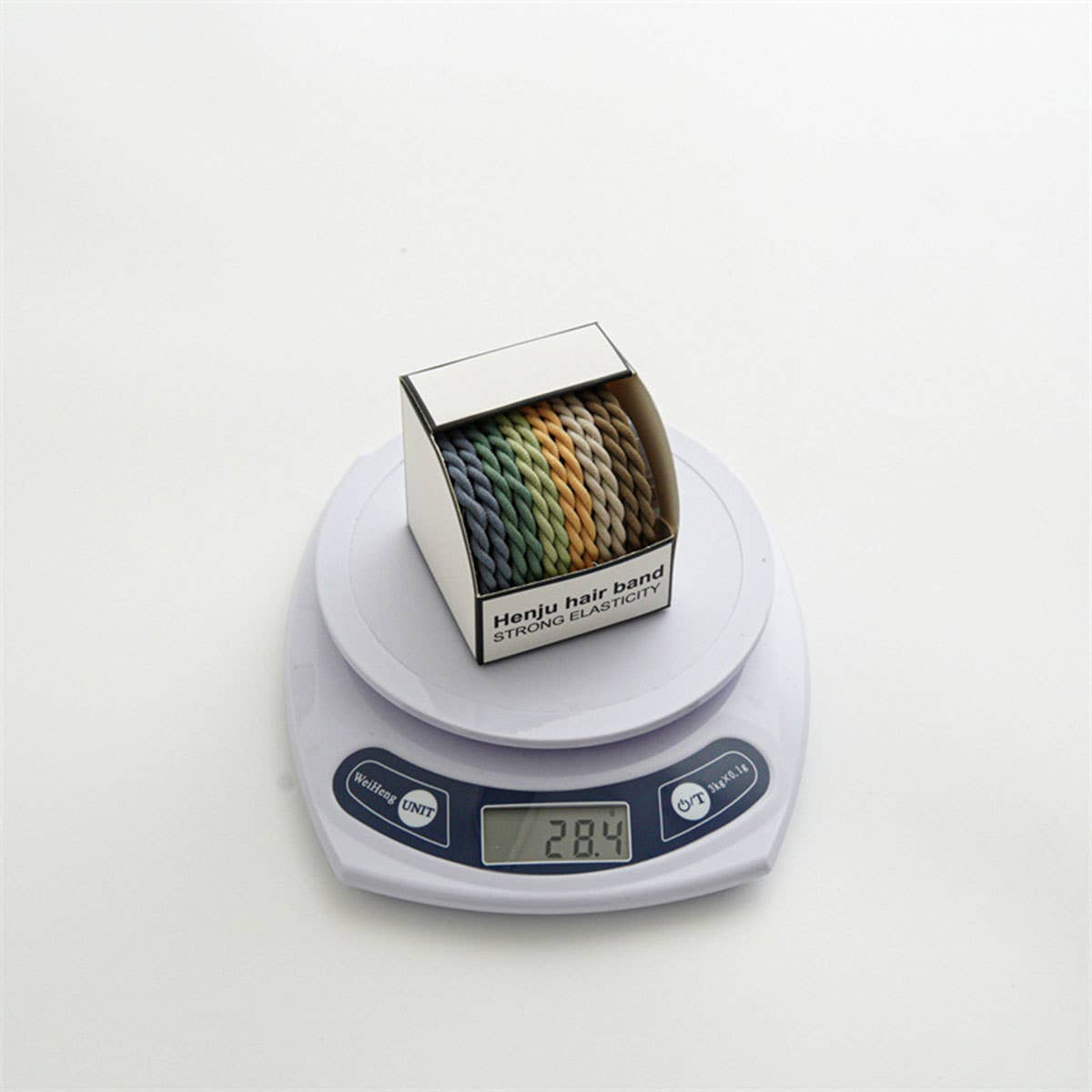 10PCS BRAIDED CORD SUPER STRETCHY ELASTIC HAIR TIE_CWAHA0331