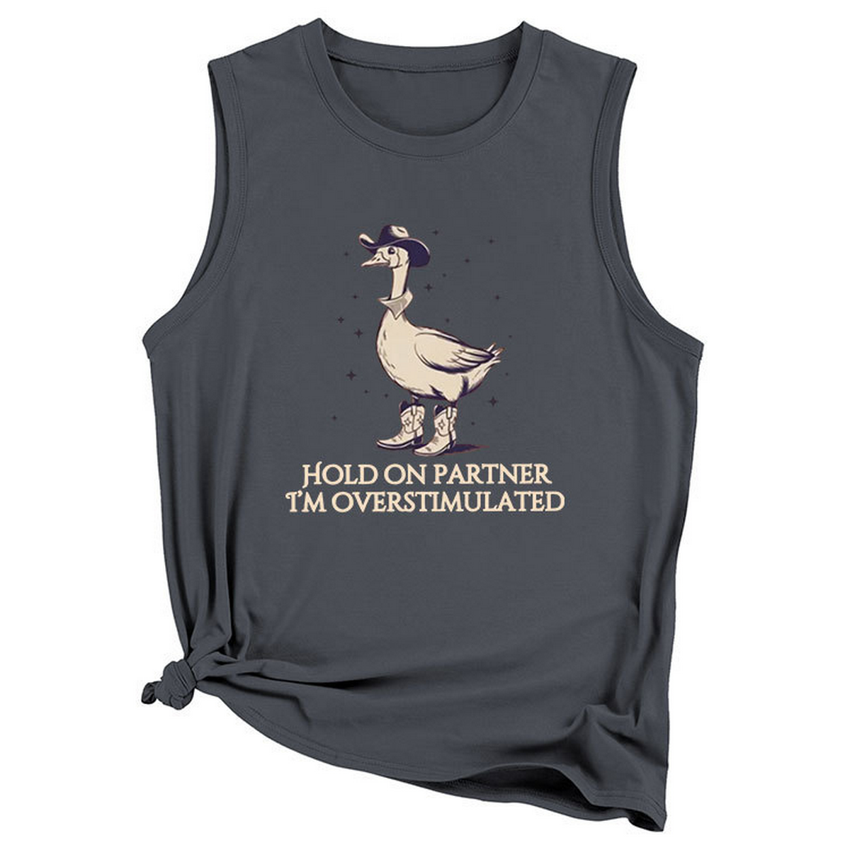 CUTE GRAPHIC TANK TOP FOR WOMEN LOOSE FIT_CWTTSL0421