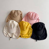 SUMMER THIN CHILDRENS SUN PROTECTION CAPE HAT_CWAH2875