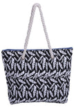 MULTI PATTERNED STYLISH SHOPPER BEACH BAGS_CWAB324