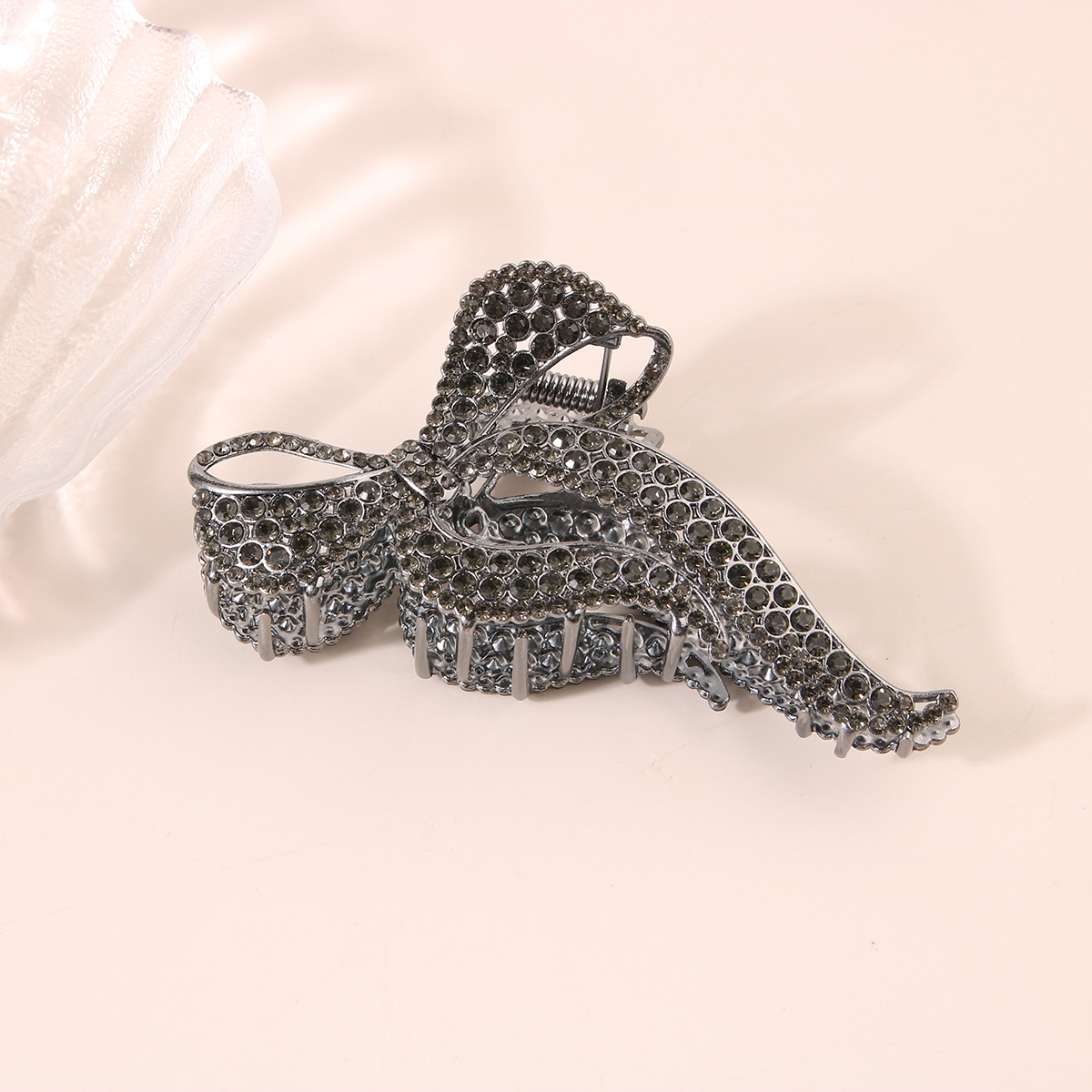 METAL BAMBOO BUTTERFLY HAIR CLAW CHIC BUN CLIP_CWAHA0500