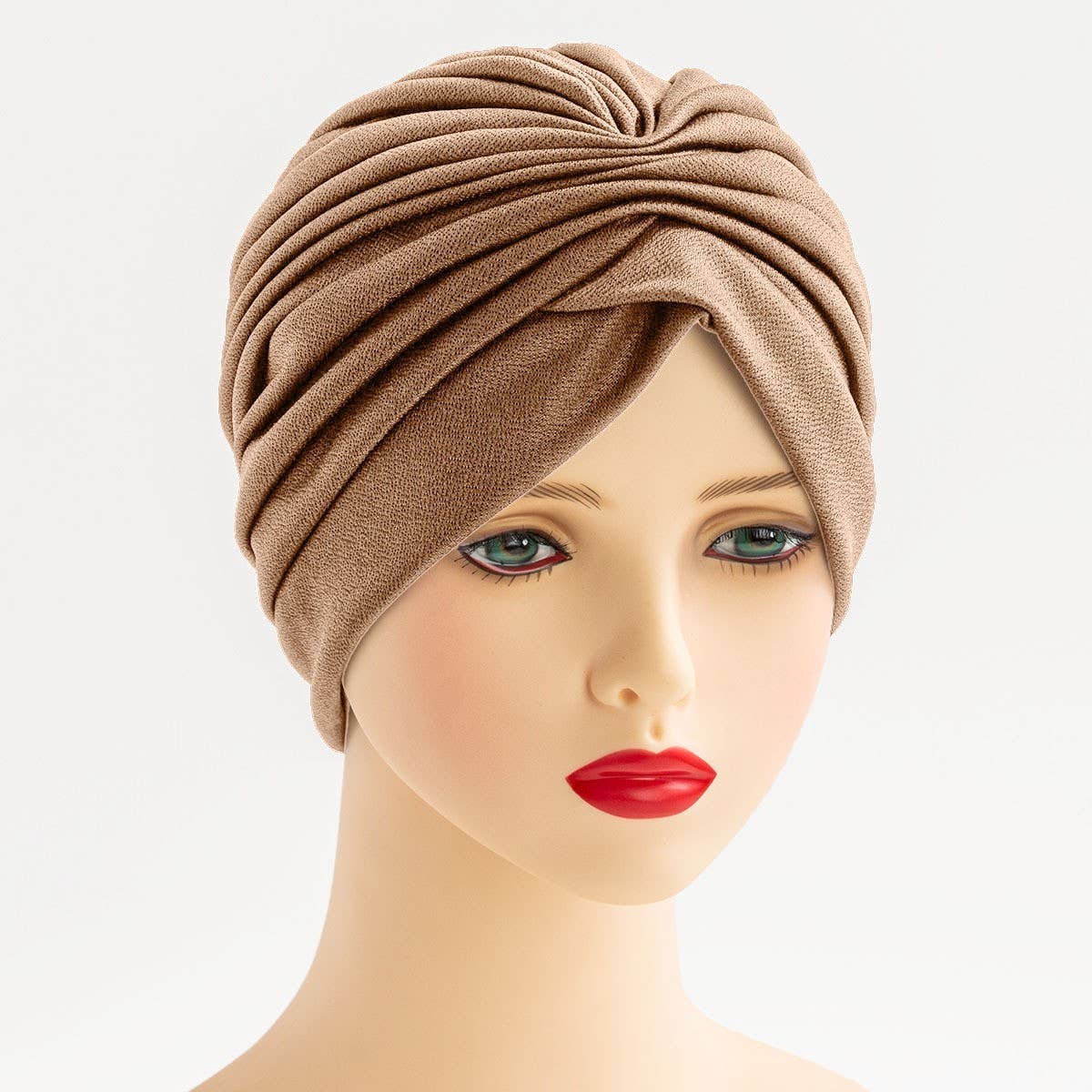 Womens Ethnic Style Pleated Headscarf_Cwasc2441