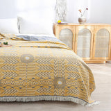 AIR CONDITIONING COTTON TASSEL BLANKET_CWMM1613