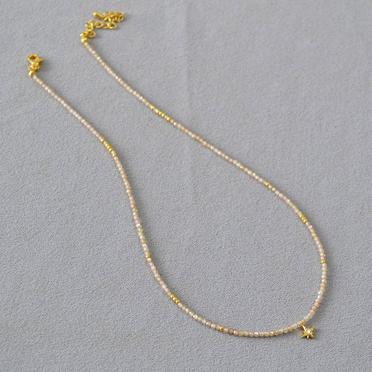 FASHIONABLE AND SIMPLE STAR PENDANT NECKLACE_CWAJE2114