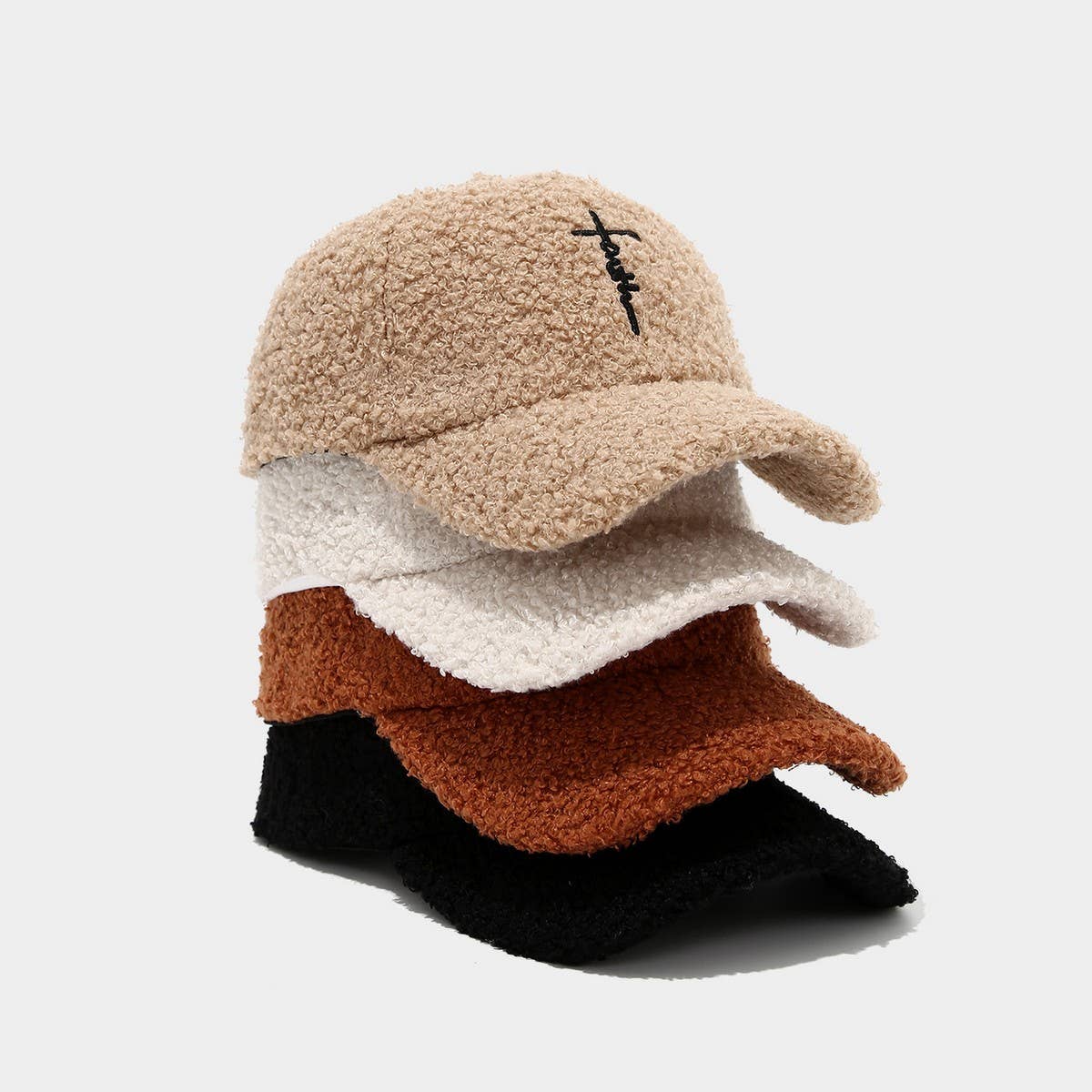 Women Warm Sherpa Fleece Winter Baseball Cap Hat_Cwah04770