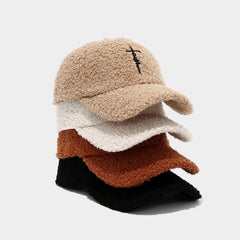 Women Warm Sherpa Fleece Winter Baseball Cap Hat_Cwah04770