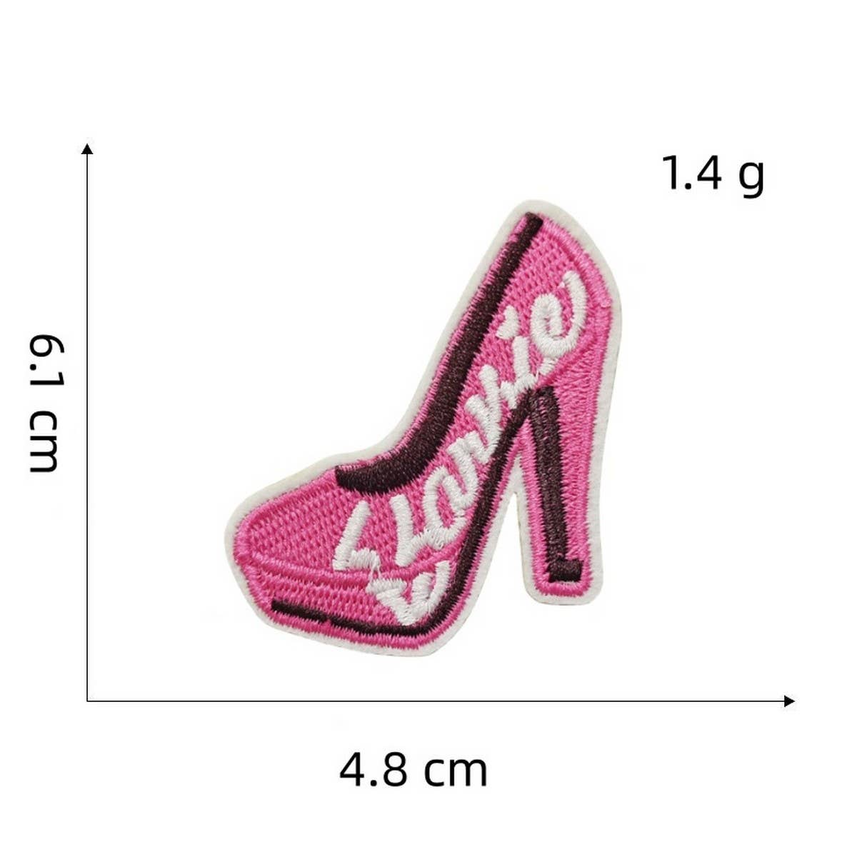 NEW PINK CARTOON EMBROIDERED CLOTH PATCH_CWMM4021