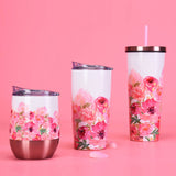 FASHIONABLE PRINTED STRAW THERMOS CUP_CWMM0991