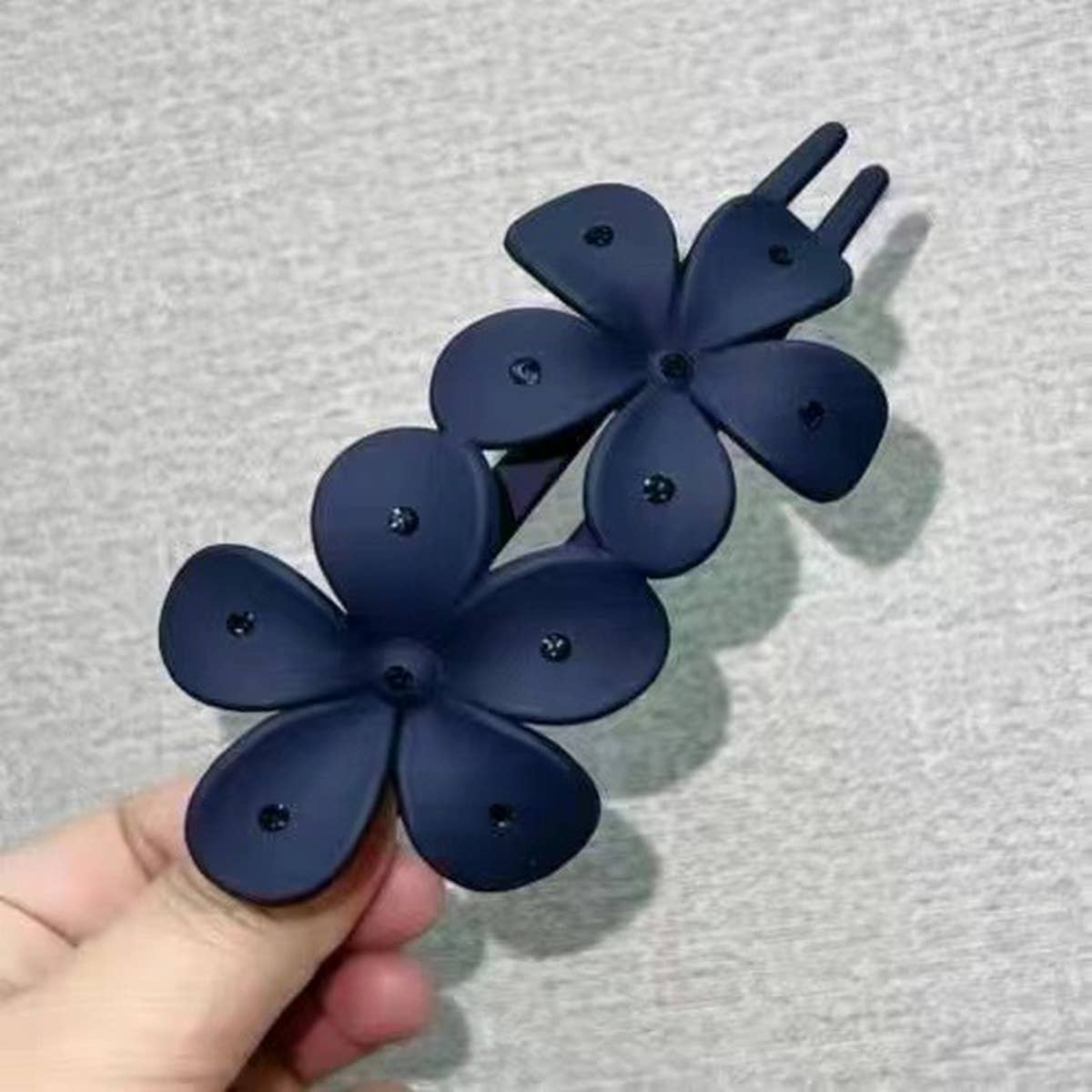 FLORAL HAIR CLIP OVERSIZED DUCKBILL HAIRPIN FOR UPDOS