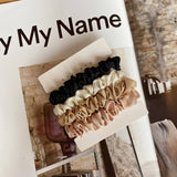 TEMPERAMENTAL SIMPLE ELASTIC HAIR SCRUNCHIES_CWAHA1721