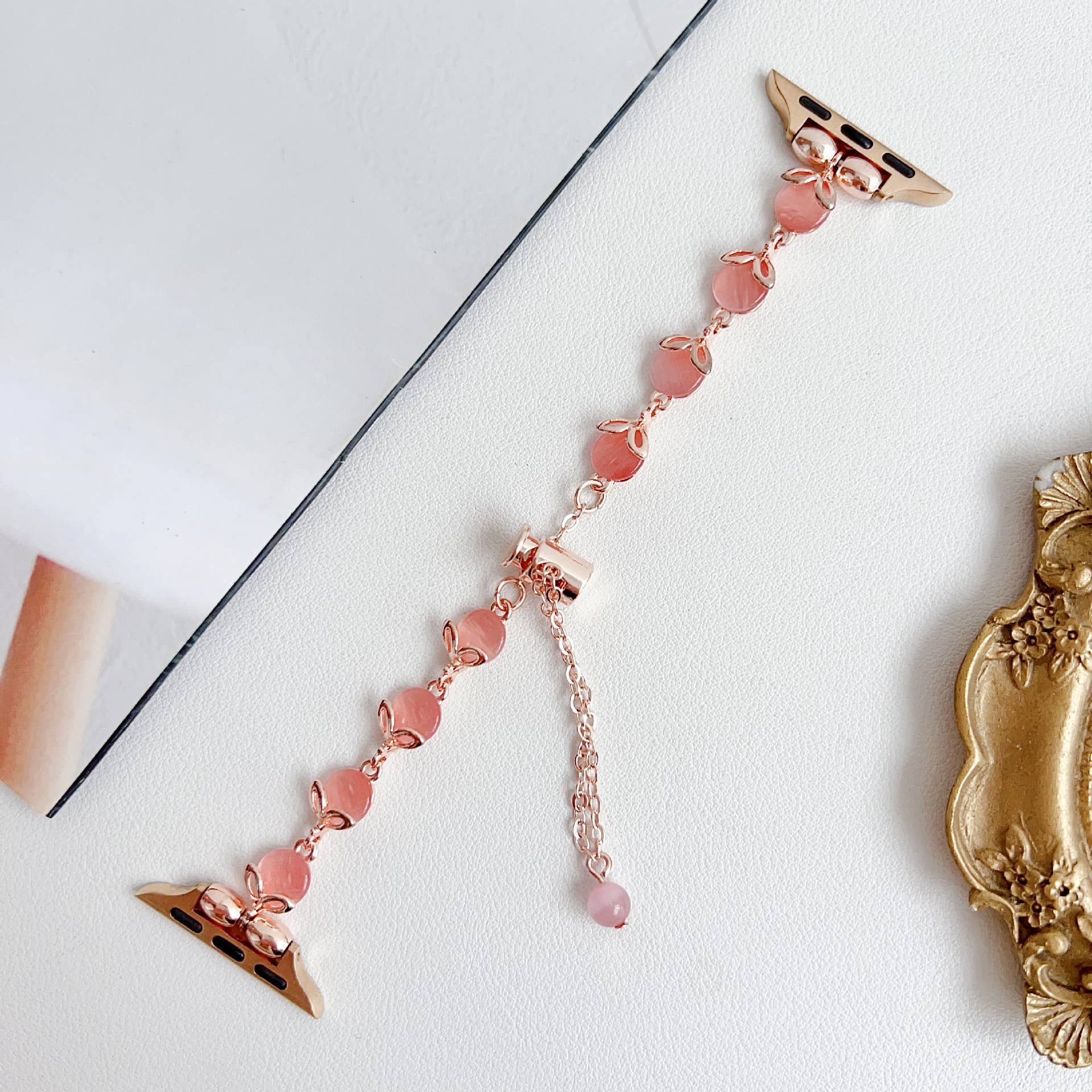 APPLE WATCH 9 CATS EYE METAL BRACELET STRAP_CWWW0064