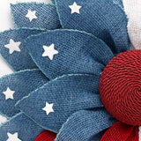 Usa Flag Ribbon Wreath For Independence Day_Cwaje05388