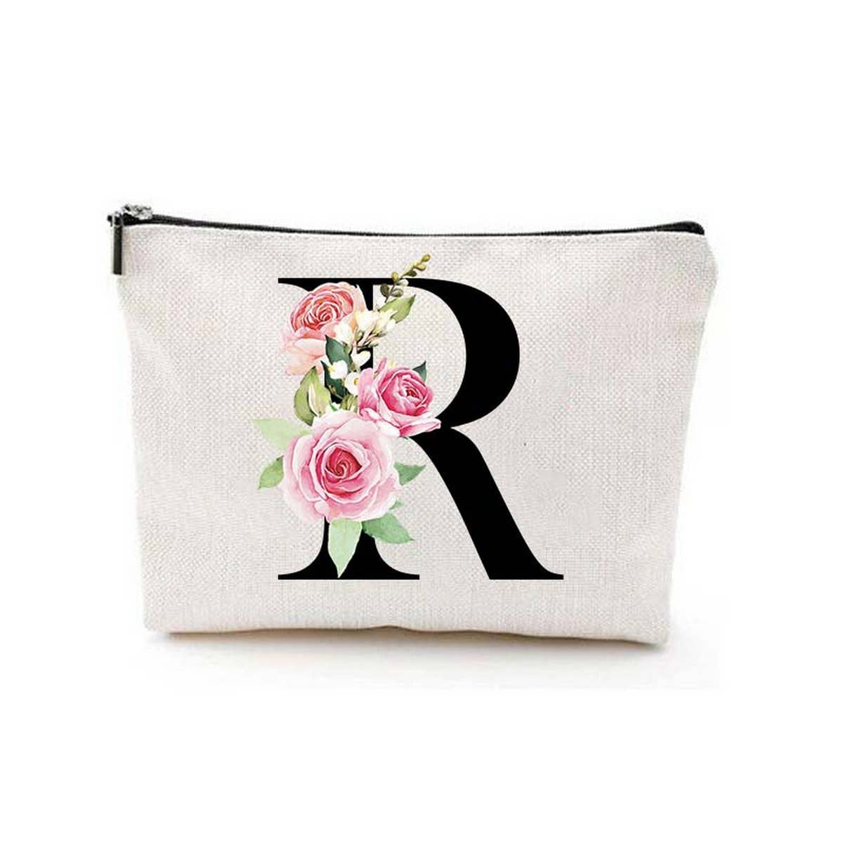 SIMPLE DOUBLE SIDED PRINTED ZIPPER COSMETIC BAG_CWAB2251