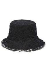Vintage Denim Casual Bucket Hat_Cwah0409