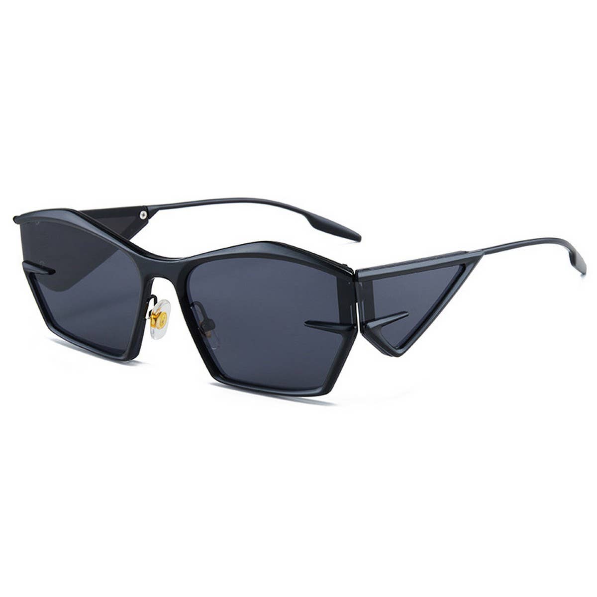 FUTURISTIC IRREGULAR METAL FASHION SUNGLASSES_CWASG1193