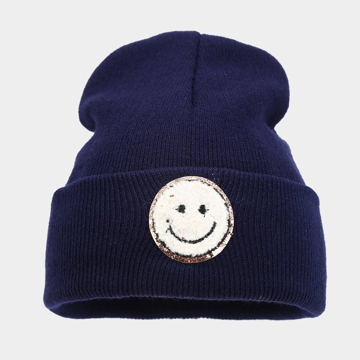 Wool Ha Trendy Brand Knitted Hatsmiley Face_Cwah2081