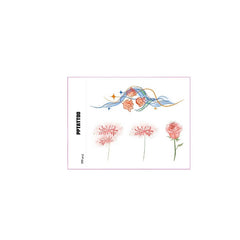 CUTE DOODLE TATTOO STICKERS COLORFUL FIREWORK SET_CWMM8357