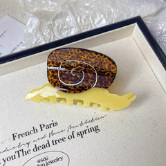 SUNFLOWER SNAIL ACETATE HAIR CLAW CLIP AESTHETIC_CWAHA1329