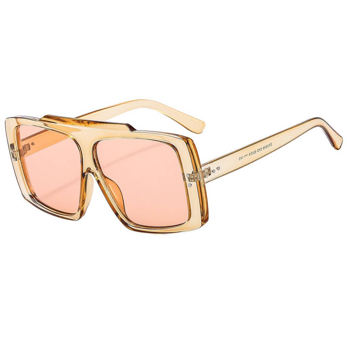 FLAT TOP STUDDED FRAME SUNGLASSES UNISEX_CWASG1178