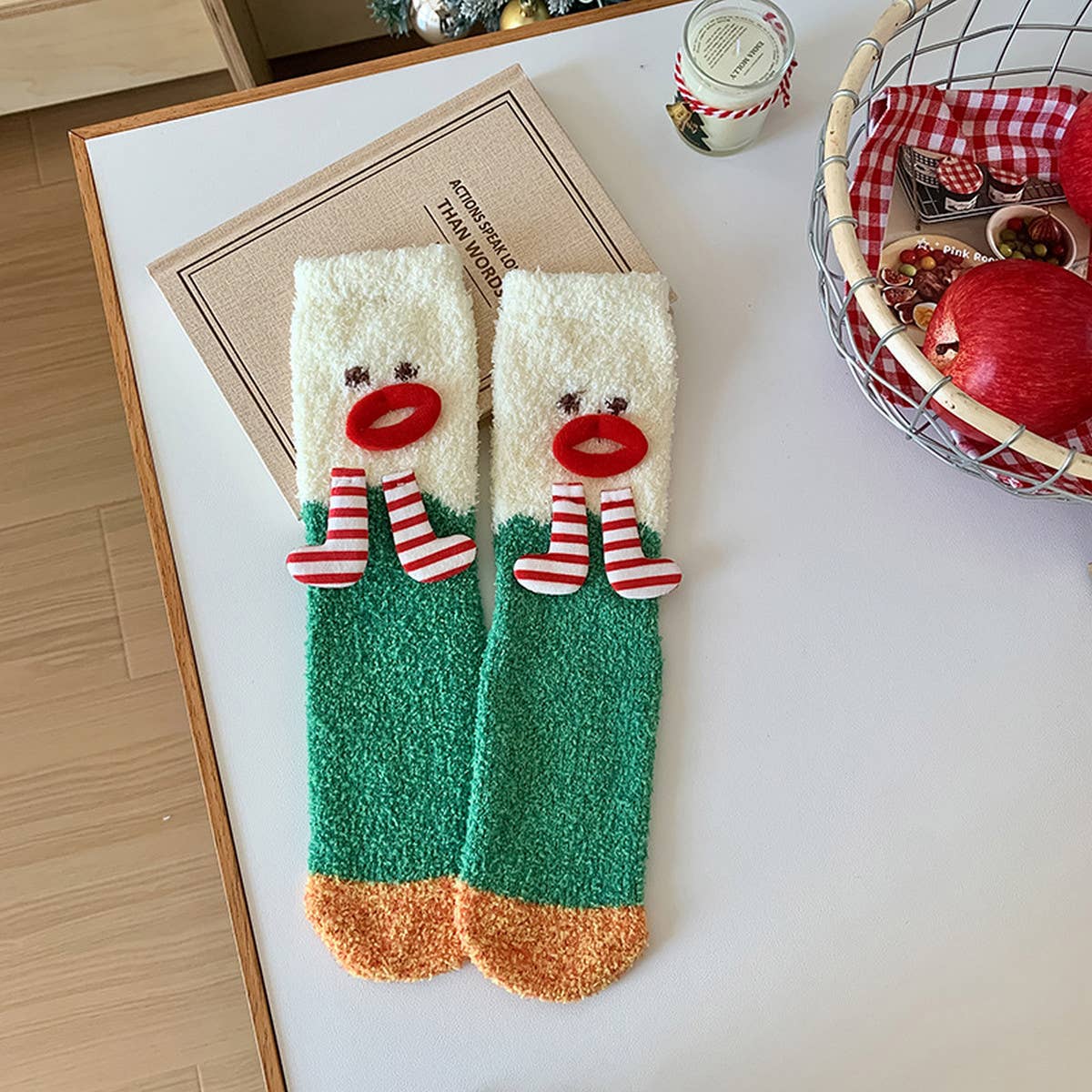 CHRISTMAS CARTOON THICK WARM SOCKS_CWMS0875