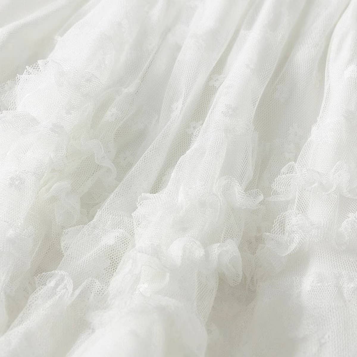 BALLET TULLE HIGH WAIST A LINE CAKE SKIRT_CWBMS0330