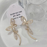 Unique Butterfly Tassel Long Earrings