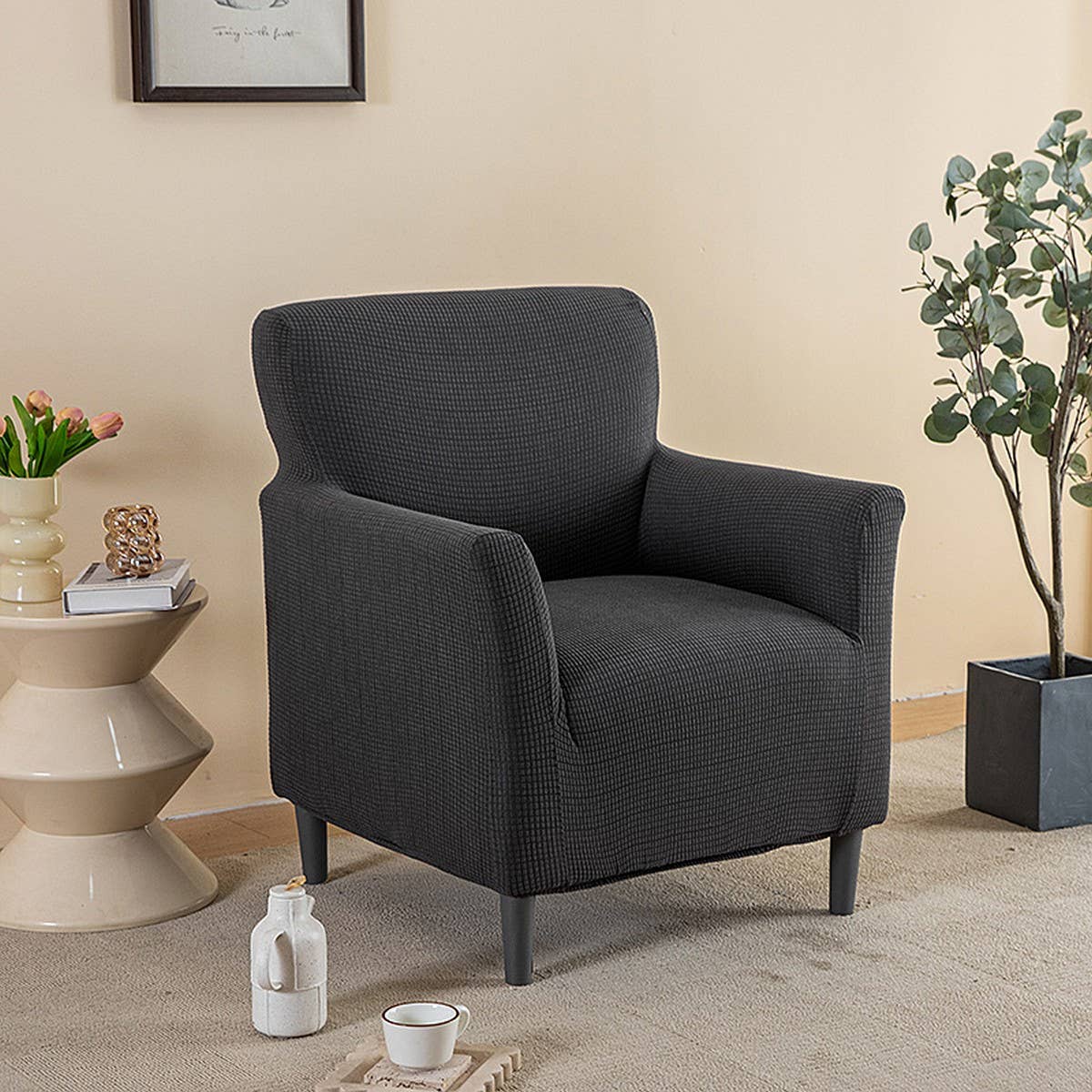 Waterproof Sofa Cover, Universal Fit, 1-Seater_Cwmm8315