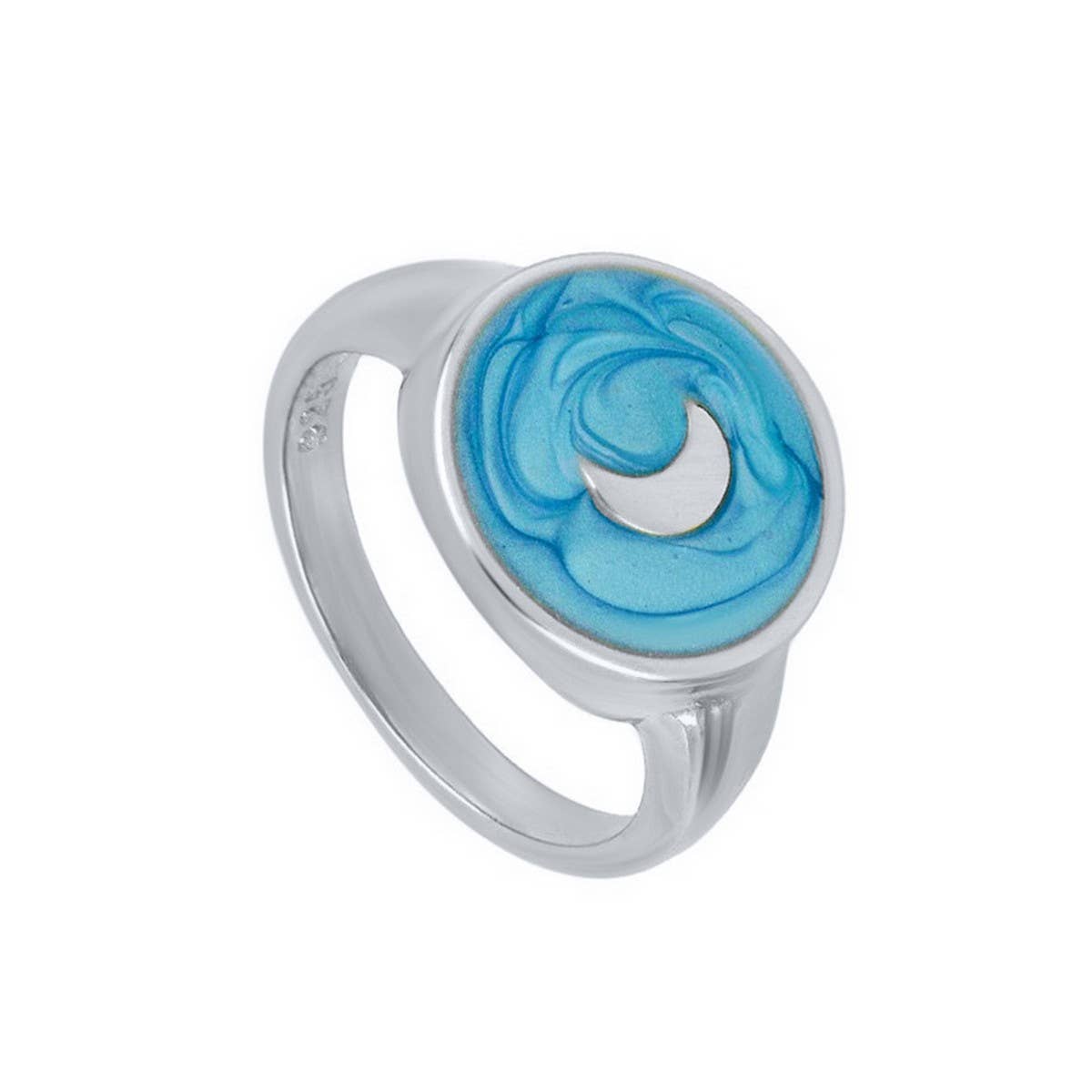 RETRO OIL DROP MOON FASHION CREATIVE RING_CWAJE1744