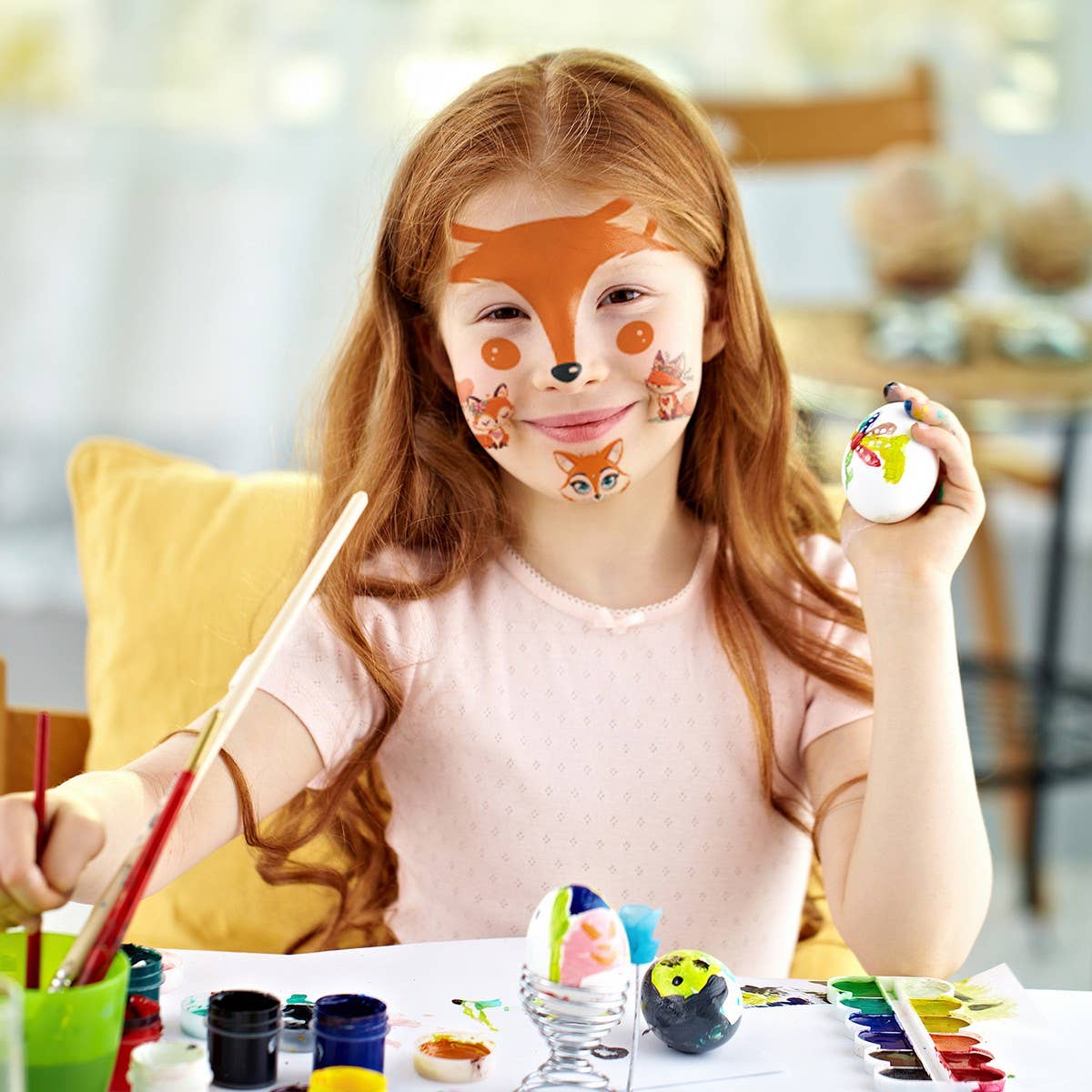 KIDS CHRISTMAS UNICORN PANDA FACE TATTOOS_CWMM8256